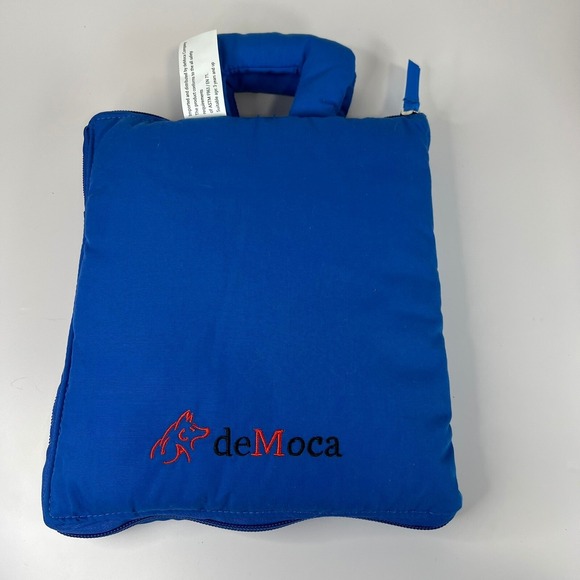 De Moca My Quiet Book Blue Sensory Soft Cloth Activity Book for Toddlers - Picture 2 of 4